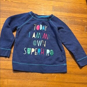 Kids Blue Superhero Shirt